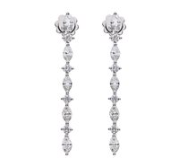 Orecchini Damiani Donna Timeless classico in Oro bianco Diamante 1.94 Ct 81083406 - 81083406